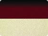 Burgundy Metallic Feathered Edge / Beige Velour