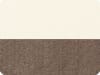 White Gloss / Camel Fabric